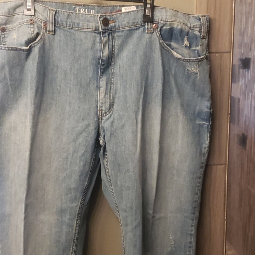Men's stretch jeans 46X28 distressed